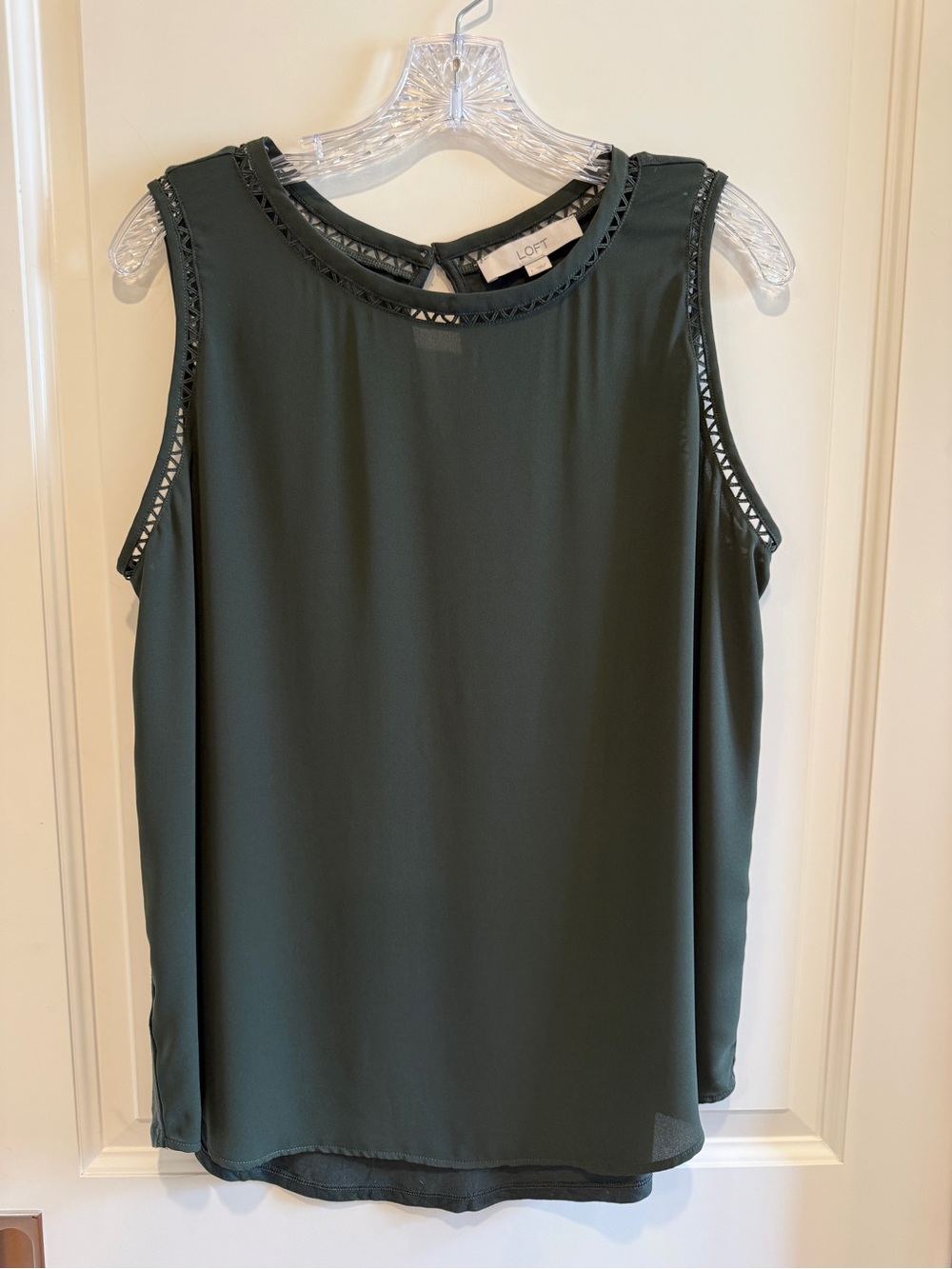 LOFT Olive Green Shell Tank